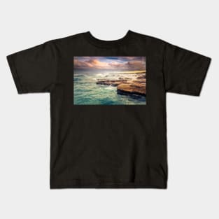 Epic sky over seascape Kids T-Shirt